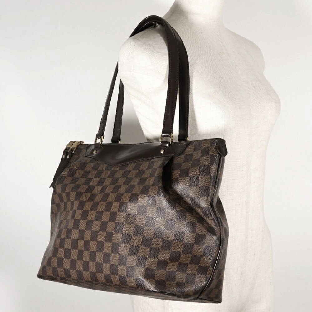 LOUIS VUITTON Brown Damier Canvas Shoulder Bag - Picture 10 of 10